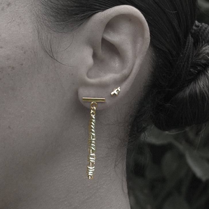 The Golden Thread Dangle Earrings